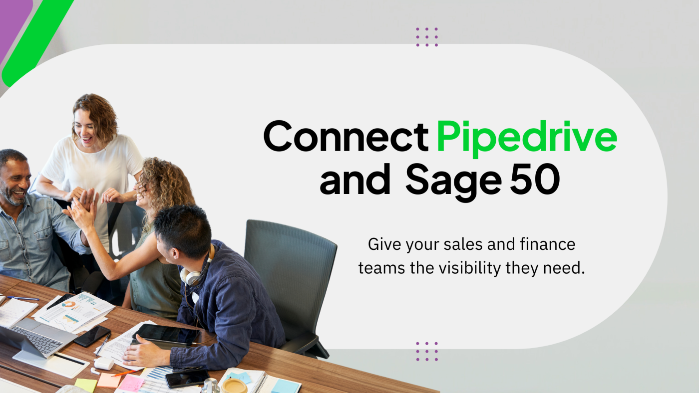Connect Pipedrive and Sage 50