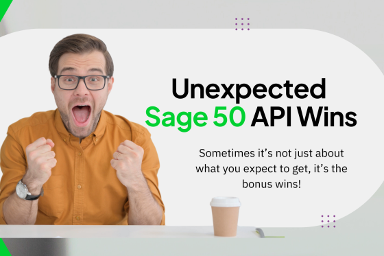Unexpected Sage 50 API Wins